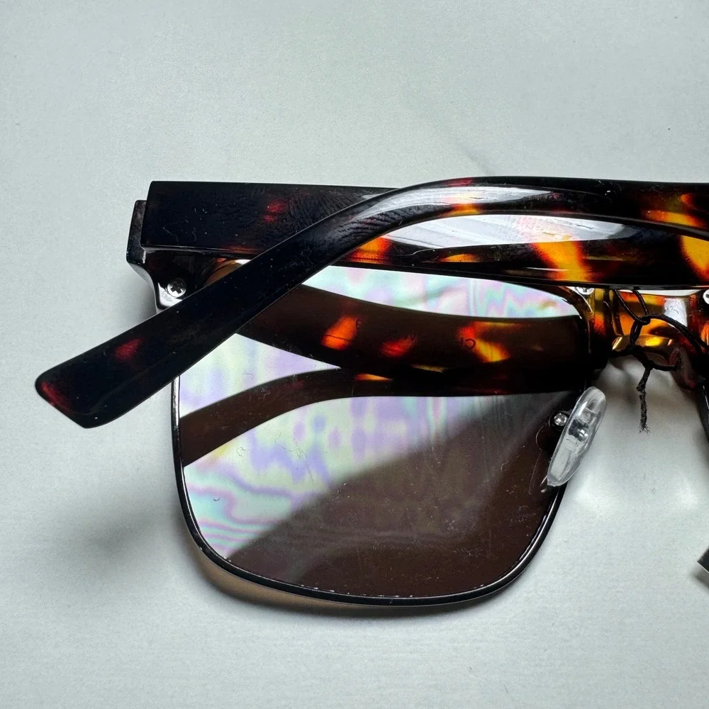 Classic Eyewear Tortoise Shell Square Reading Glasses UV400 WCL119 Tinted Brown